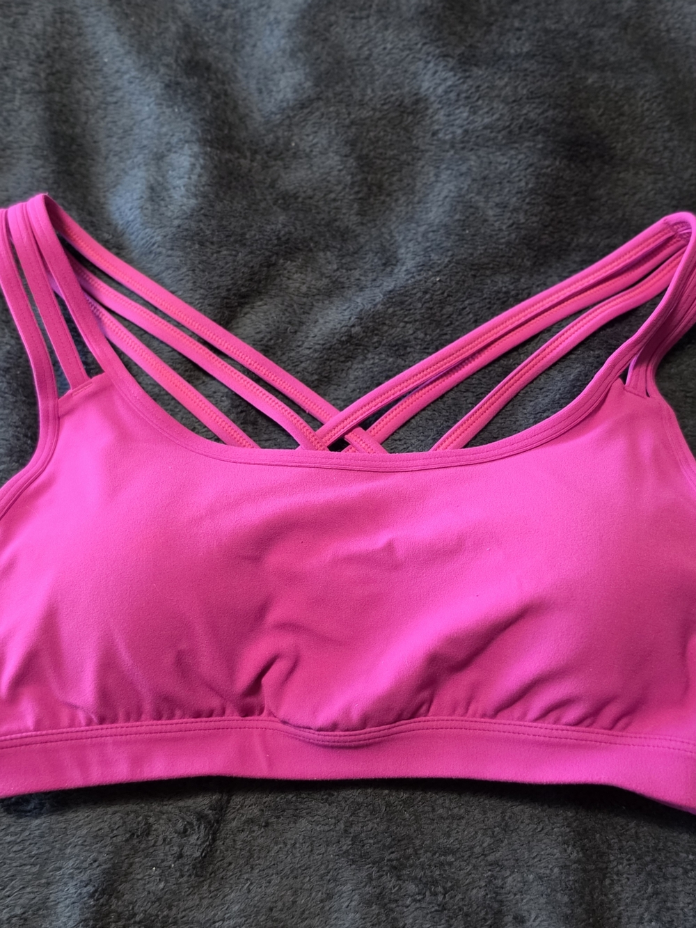 Athleta Strappy Sports Bra - Purple
